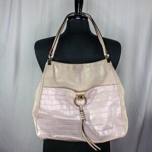 Cate Riley Shoulder Bag Leather Beige Off …